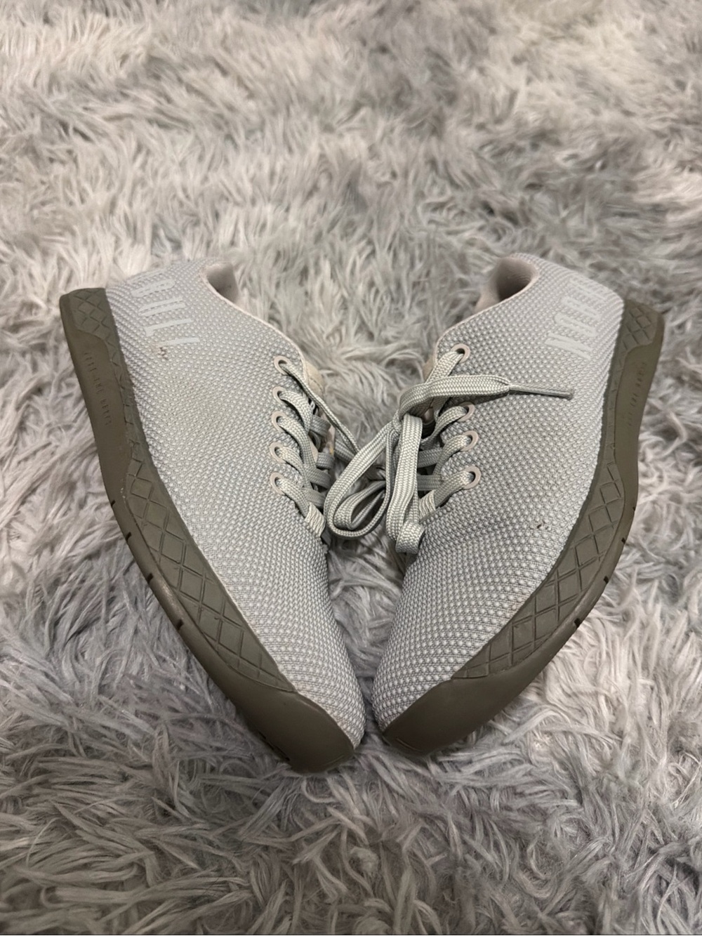 Nobull Superfabric Trainer Moon Gray Workout Shoes Sneakers Womens 6.5